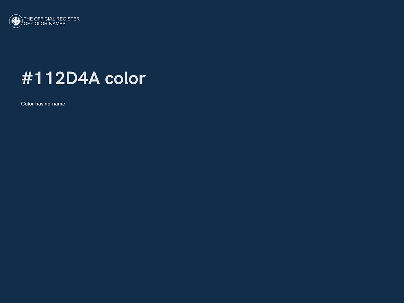 #112D4A color image