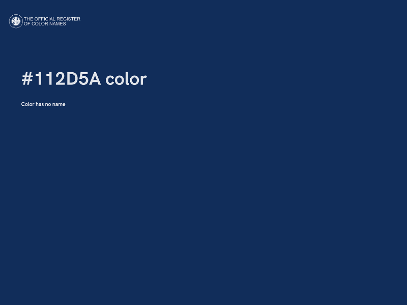 #112D5A color image