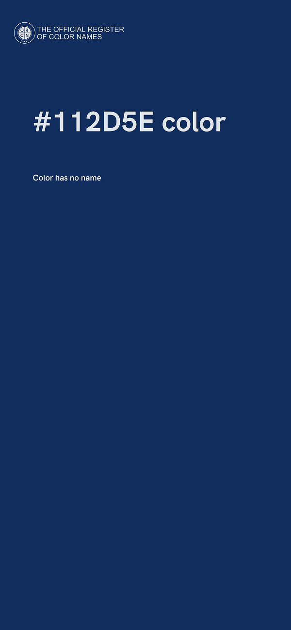 #112D5E color image