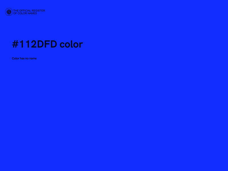 #112DFD color image