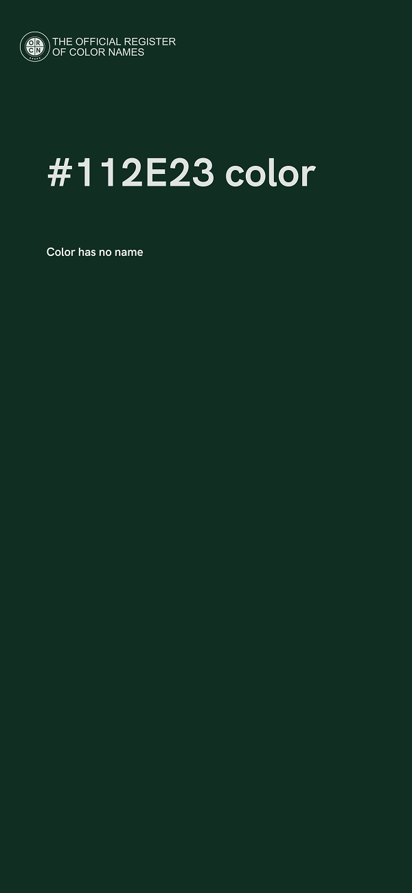 #112E23 color image