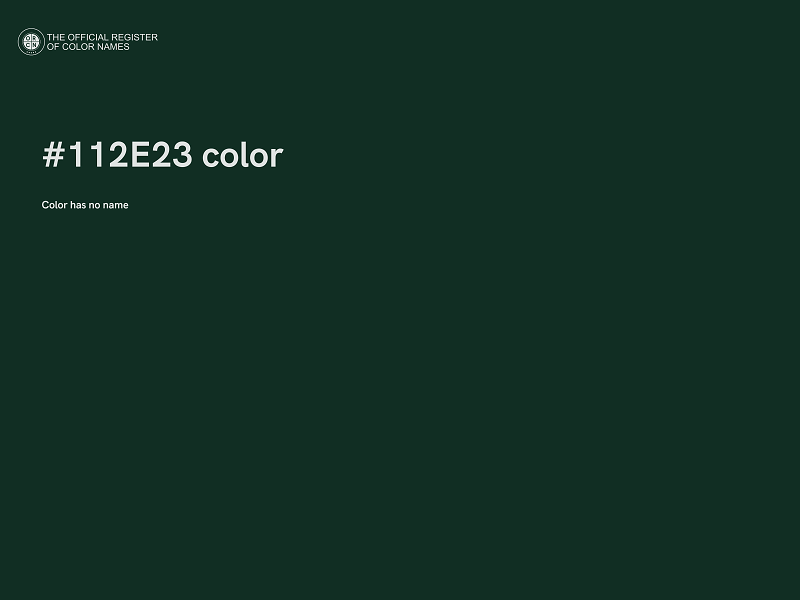 #112E23 color image
