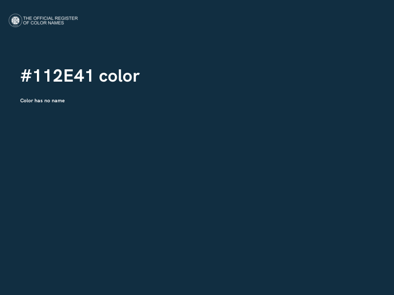 #112E41 color image