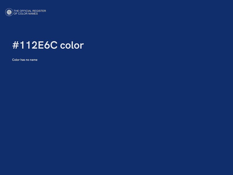 #112E6C color image