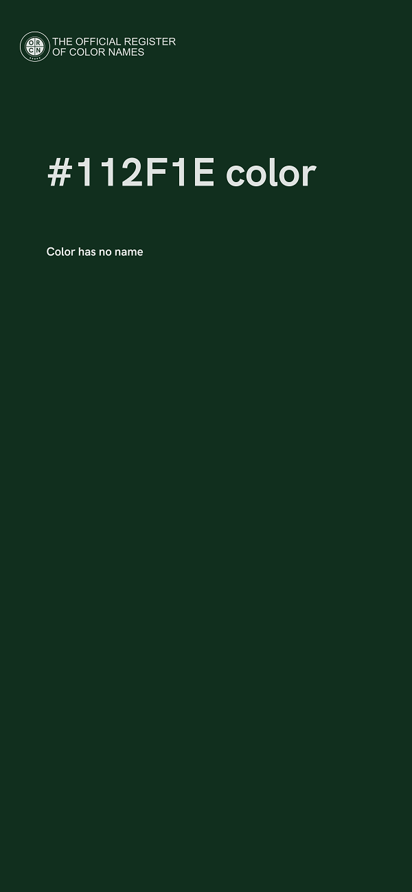 #112F1E color image
