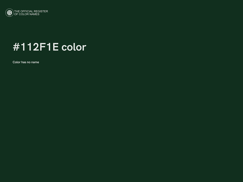 #112F1E color image