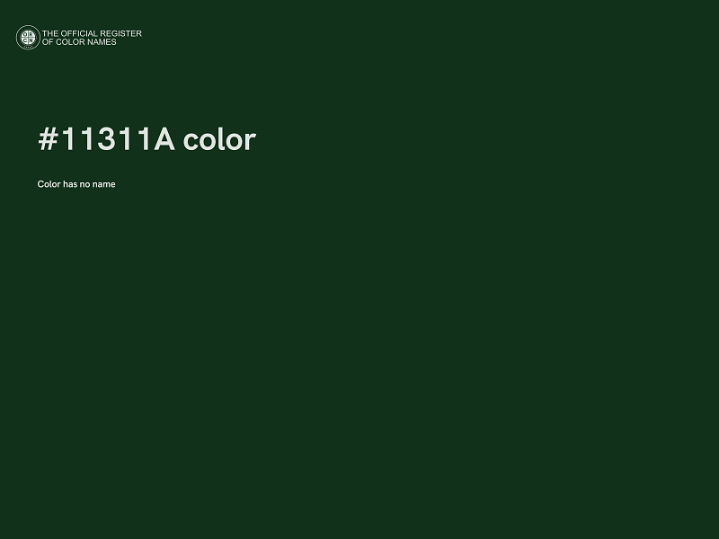 #11311A color image