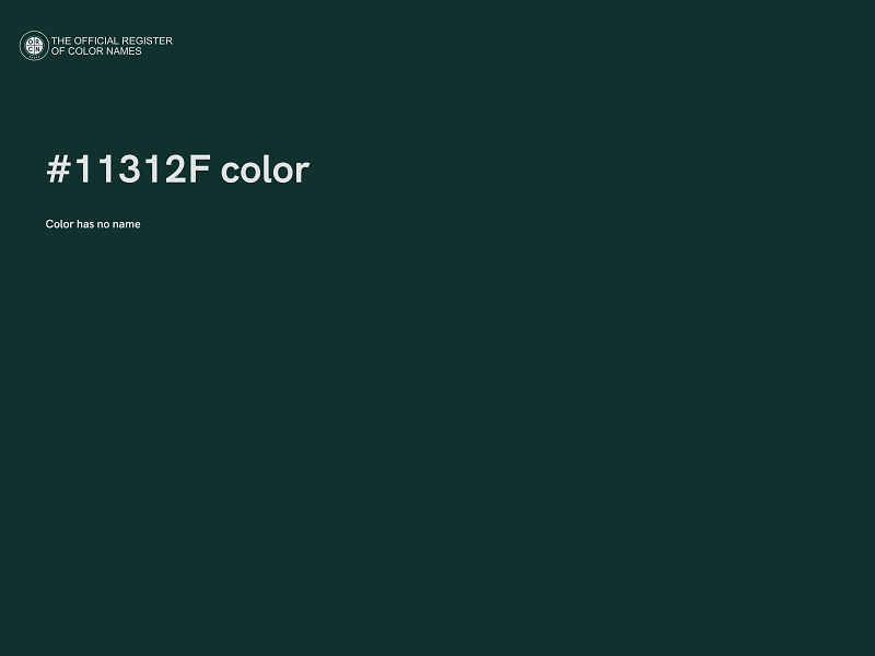 #11312F color image