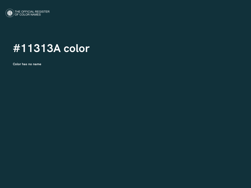 #11313A color image