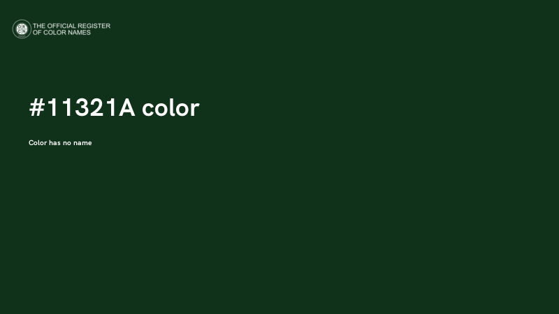 #11321A color image