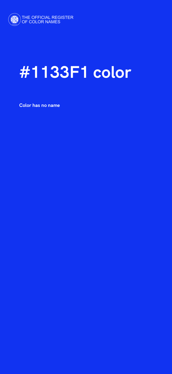 #1133F1 color image