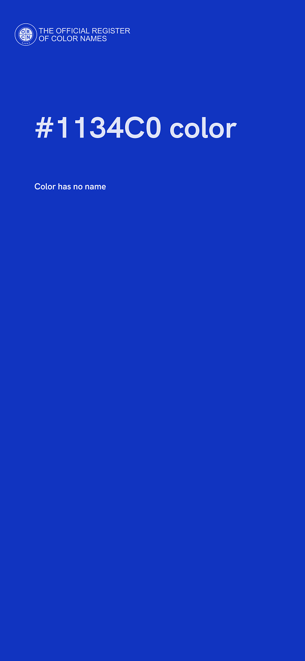 #1134C0 color image