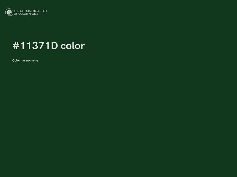 #11371D color image