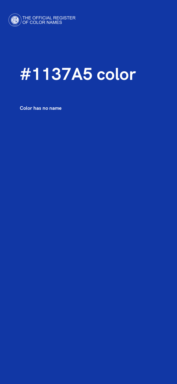 #1137A5 color image