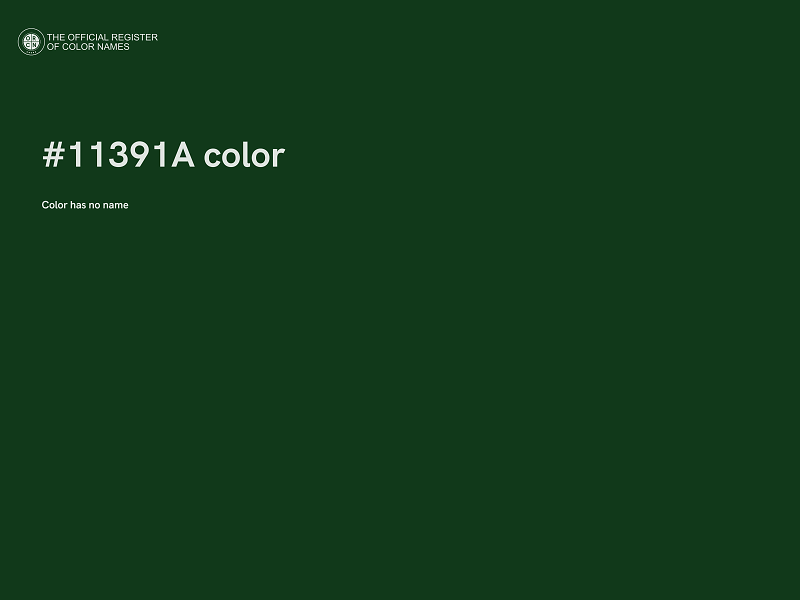 #11391A color image