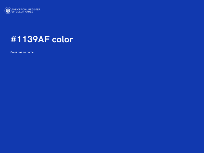 #1139AF color image