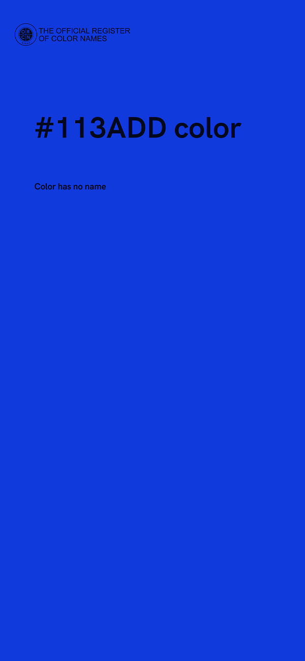 #113ADD color image