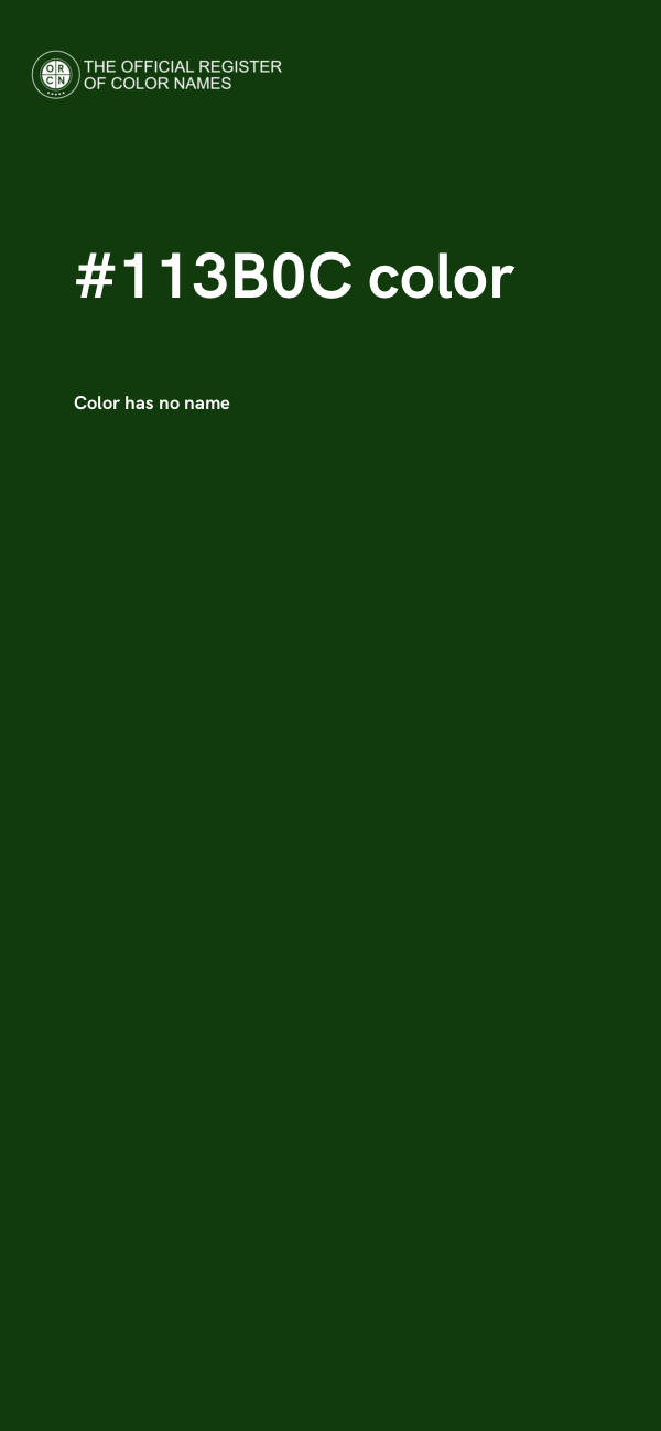 #113B0C color image