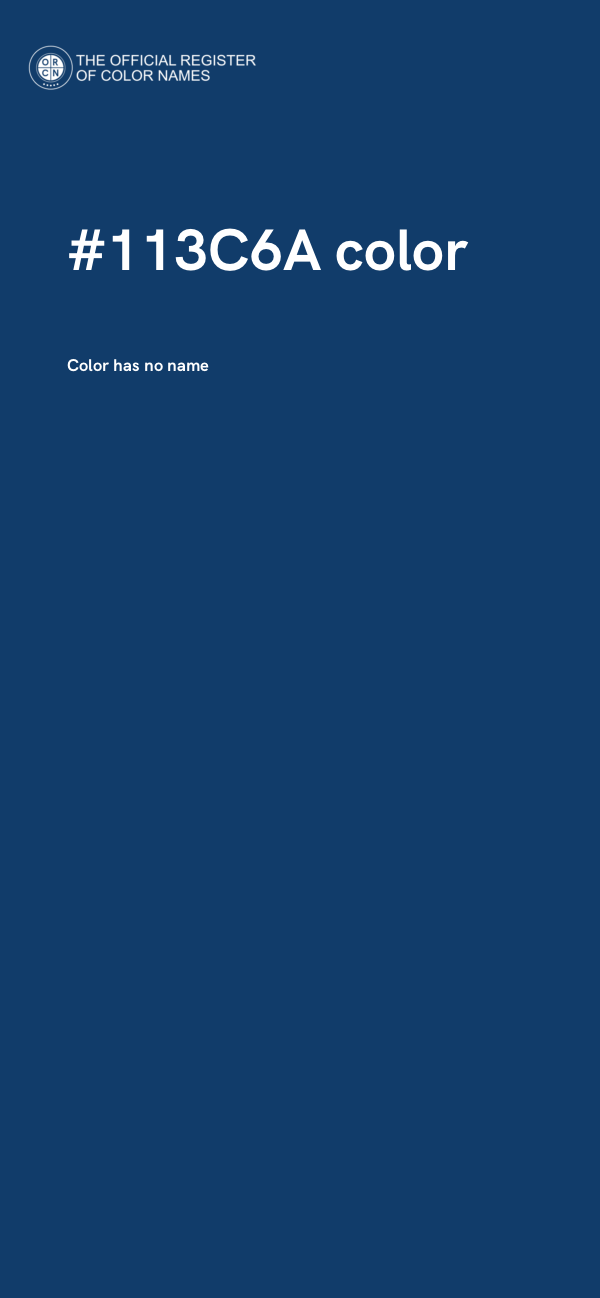 #113C6A color image