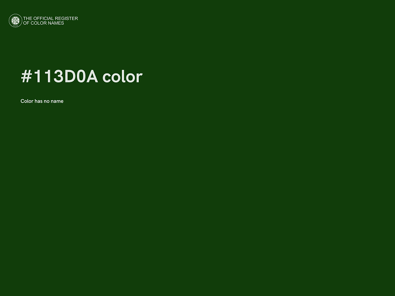 #113D0A color image