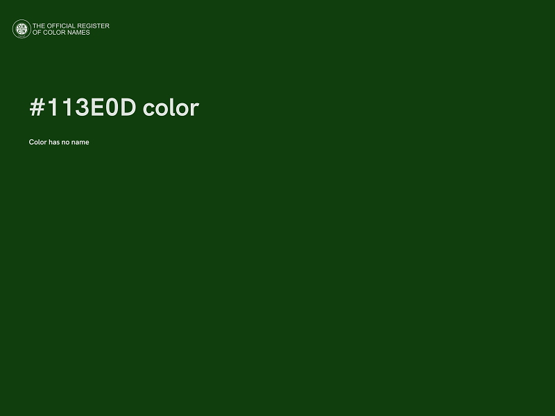 #113E0D color image