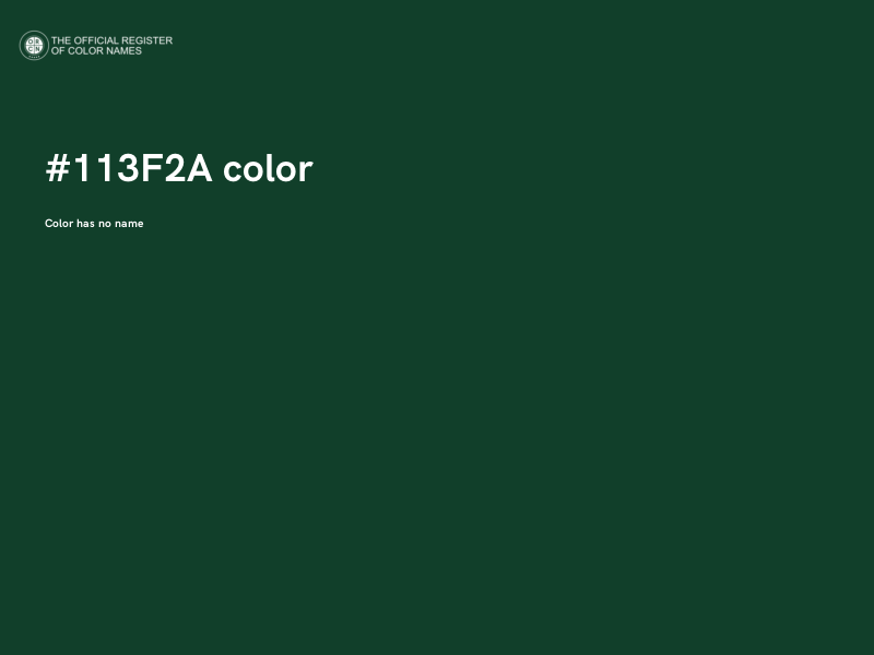 #113F2A color image