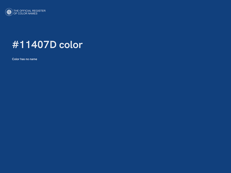 #11407D color image