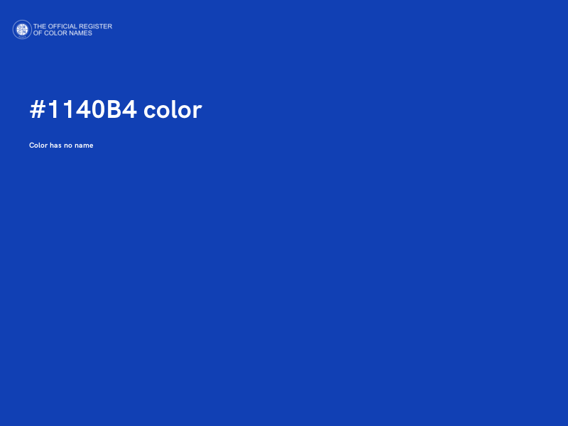 #1140B4 color image
