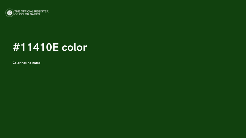 #11410E color image