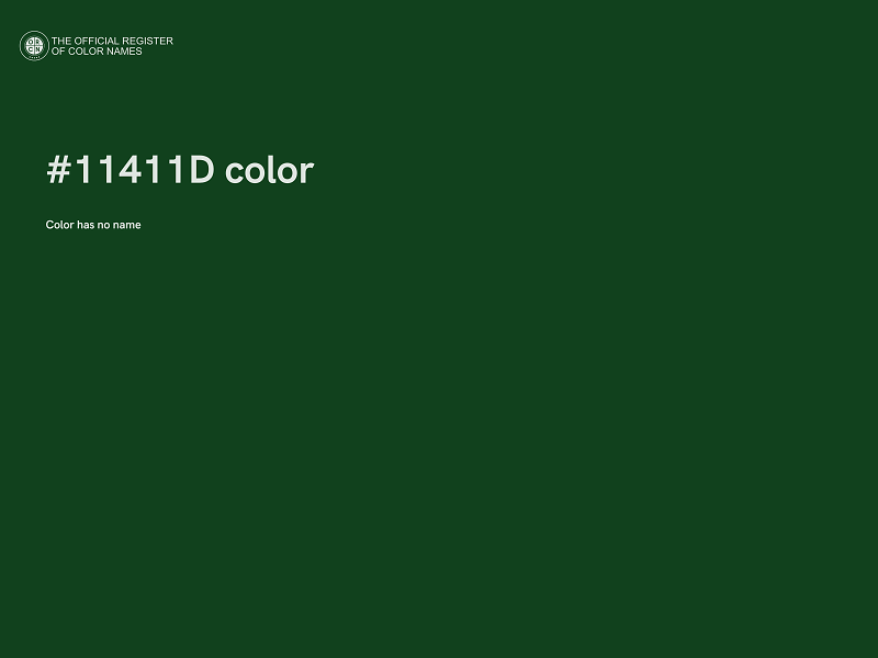 #11411D color image