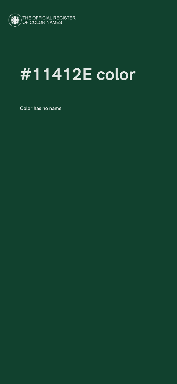 #11412E color image