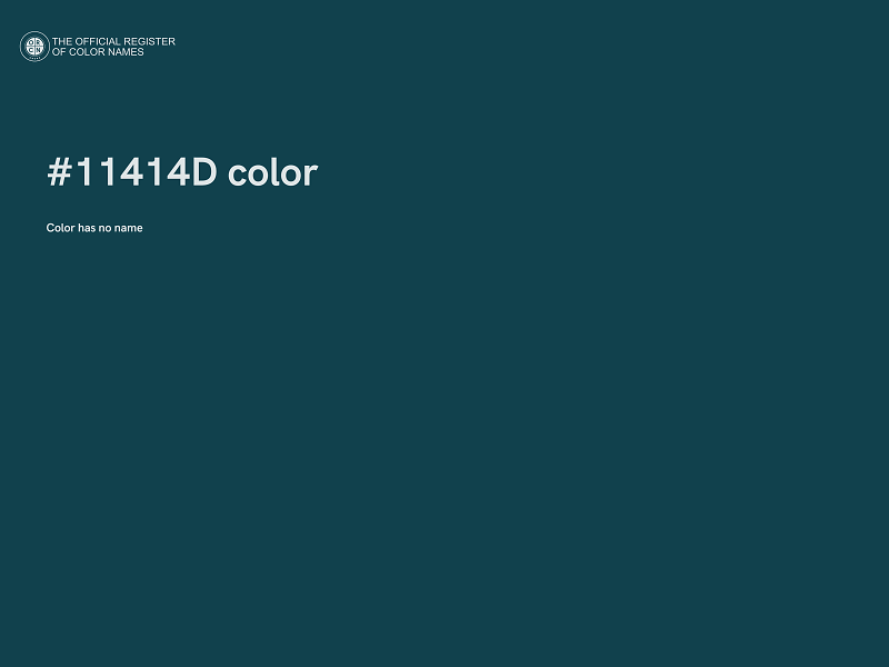 #11414D color image