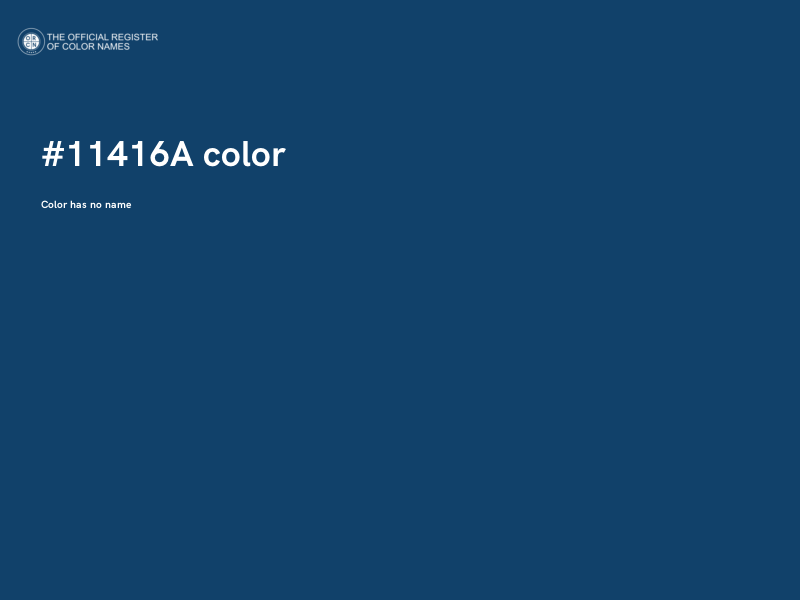 #11416A color image