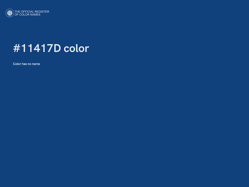 #11417D color image