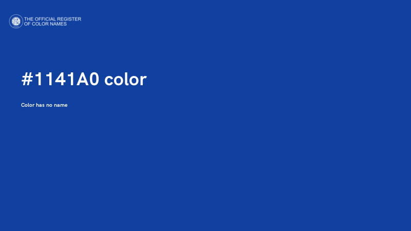 #1141A0 color image