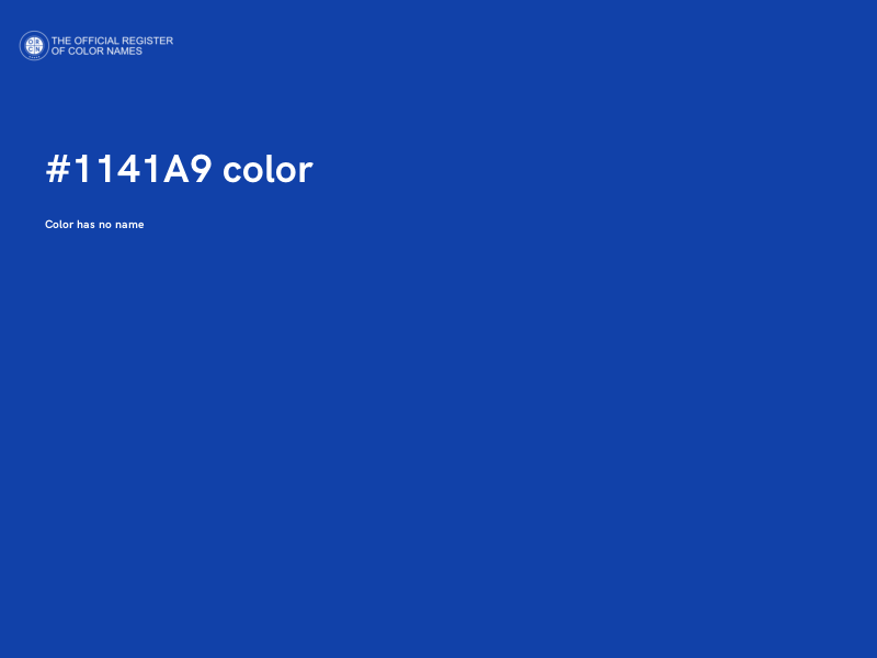 #1141A9 color image
