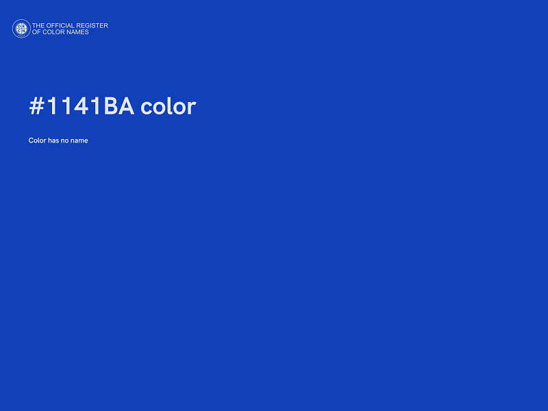 #1141BA color image