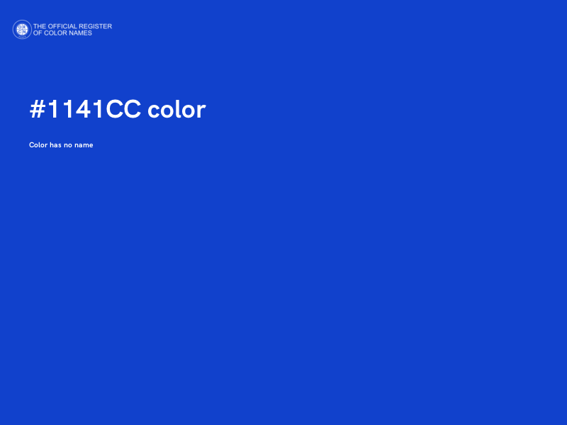 #1141CC color image