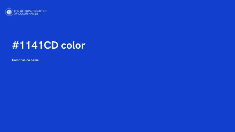 #1141CD color image