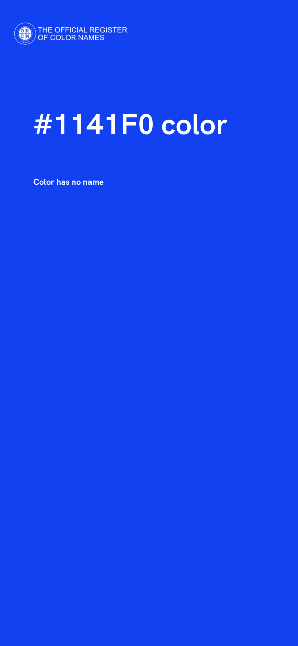 #1141F0 color image