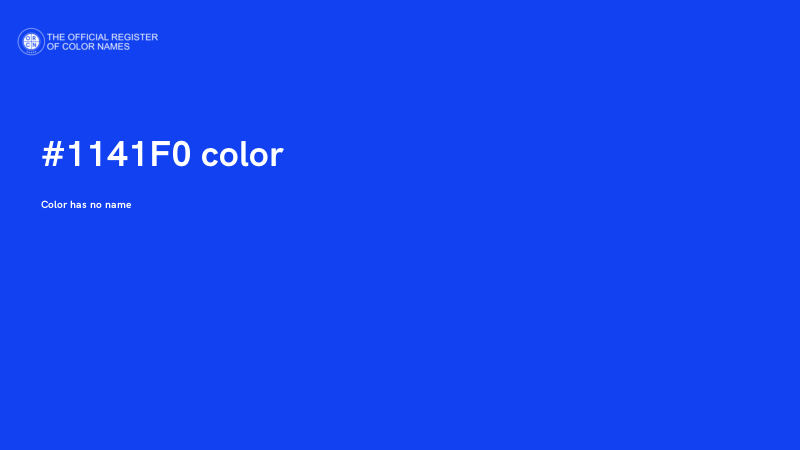 #1141F0 color image