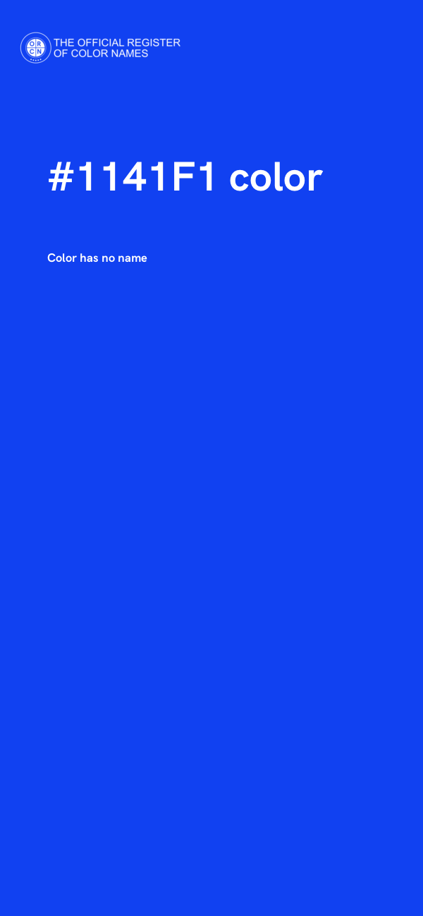 #1141F1 color image