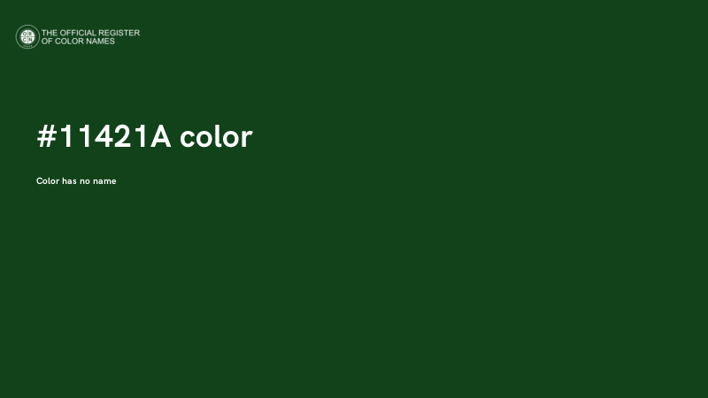 #11421A color image