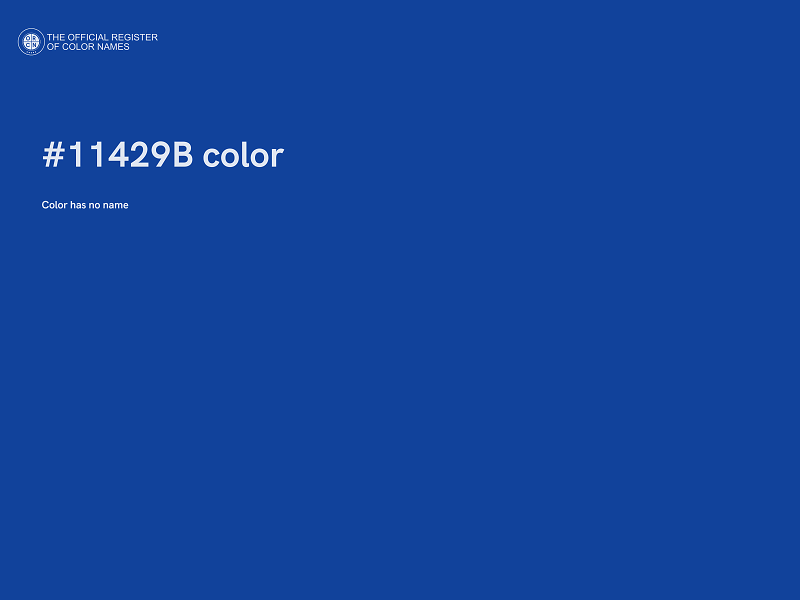 #11429B color image