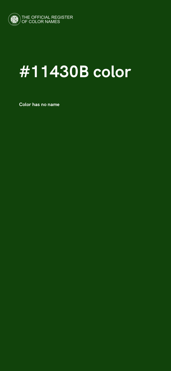 #11430B color image