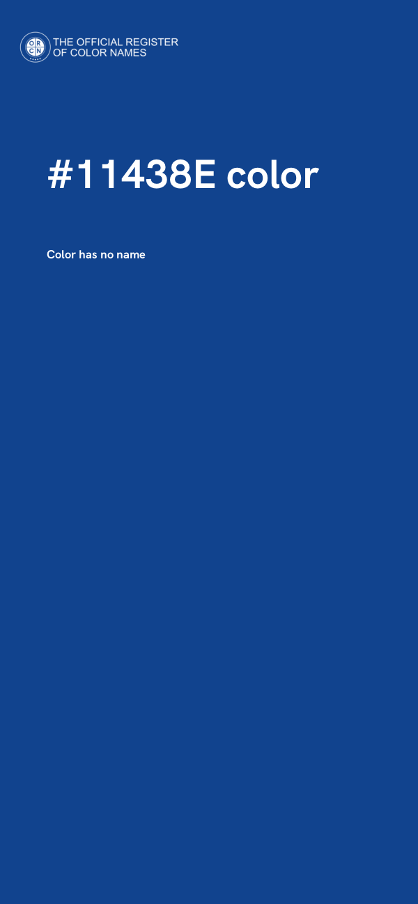 #11438E color image