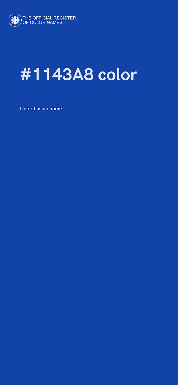 #1143A8 color image