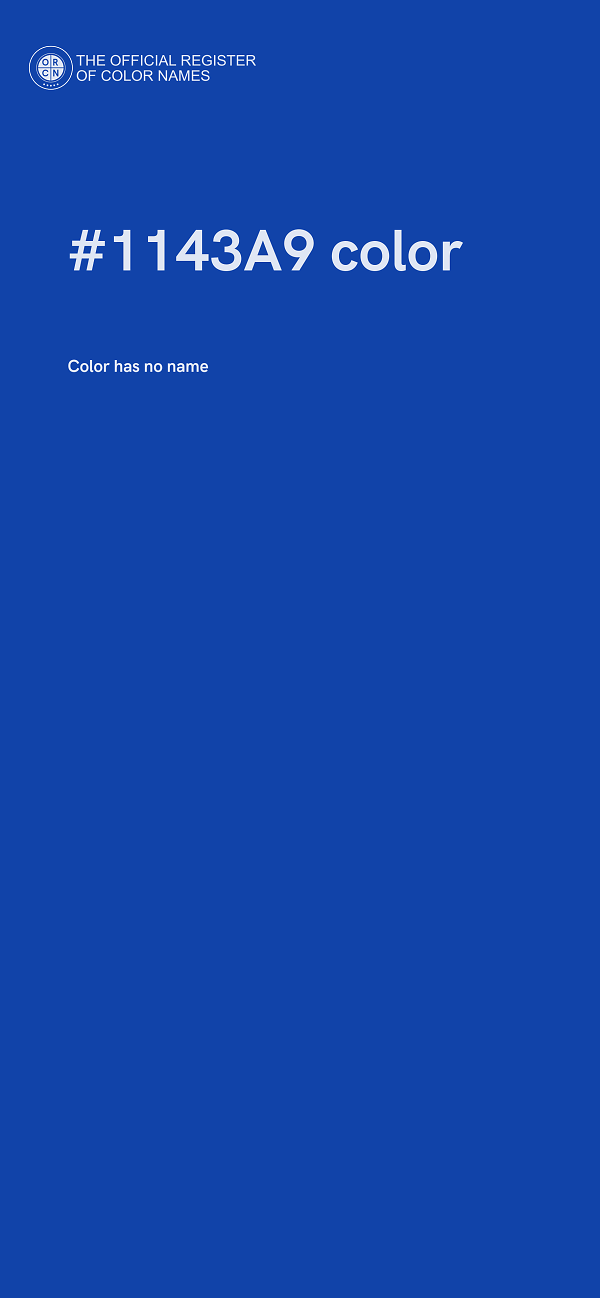 #1143A9 color image