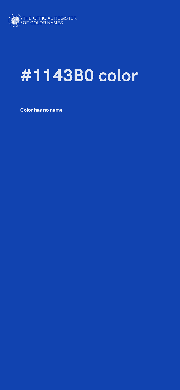 #1143B0 color image