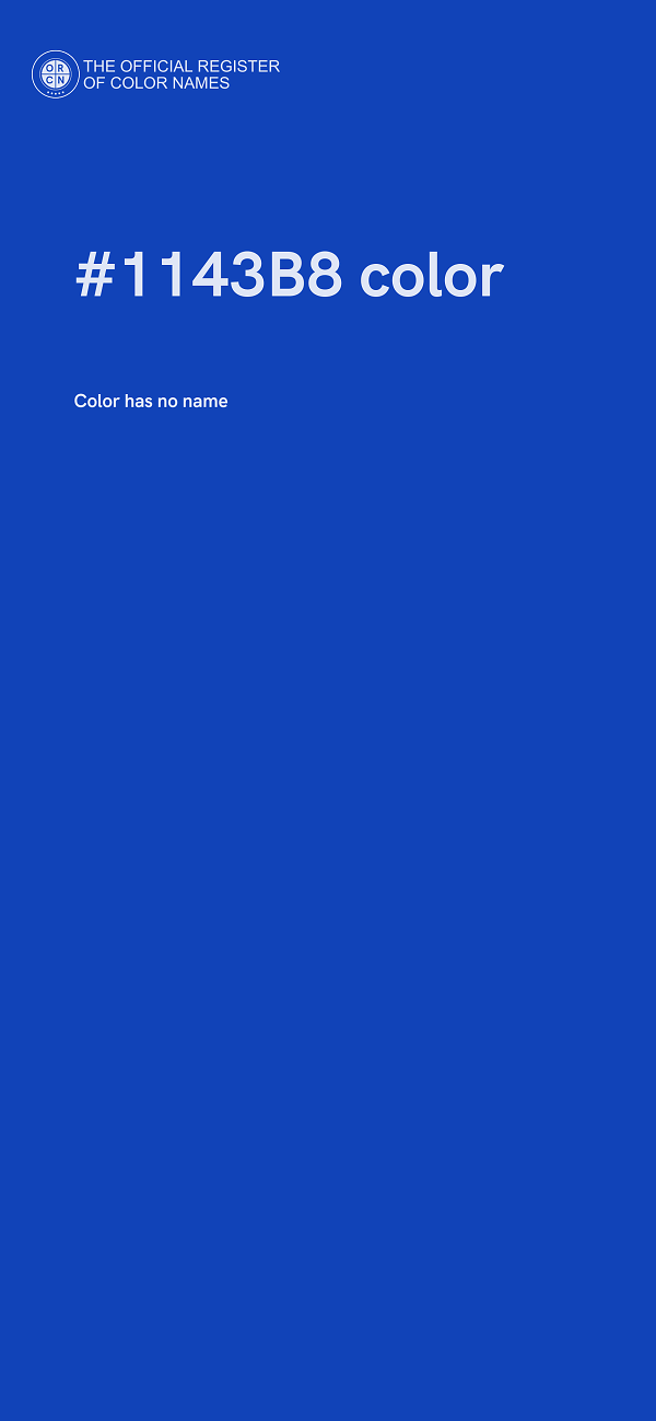 #1143B8 color image